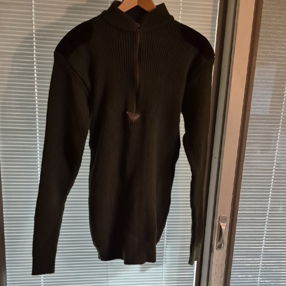 Rothco Men's Olive 3XL Zip-Up Sweater